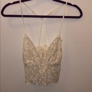 Flora Nikrooz Floral Lace Longline Bra